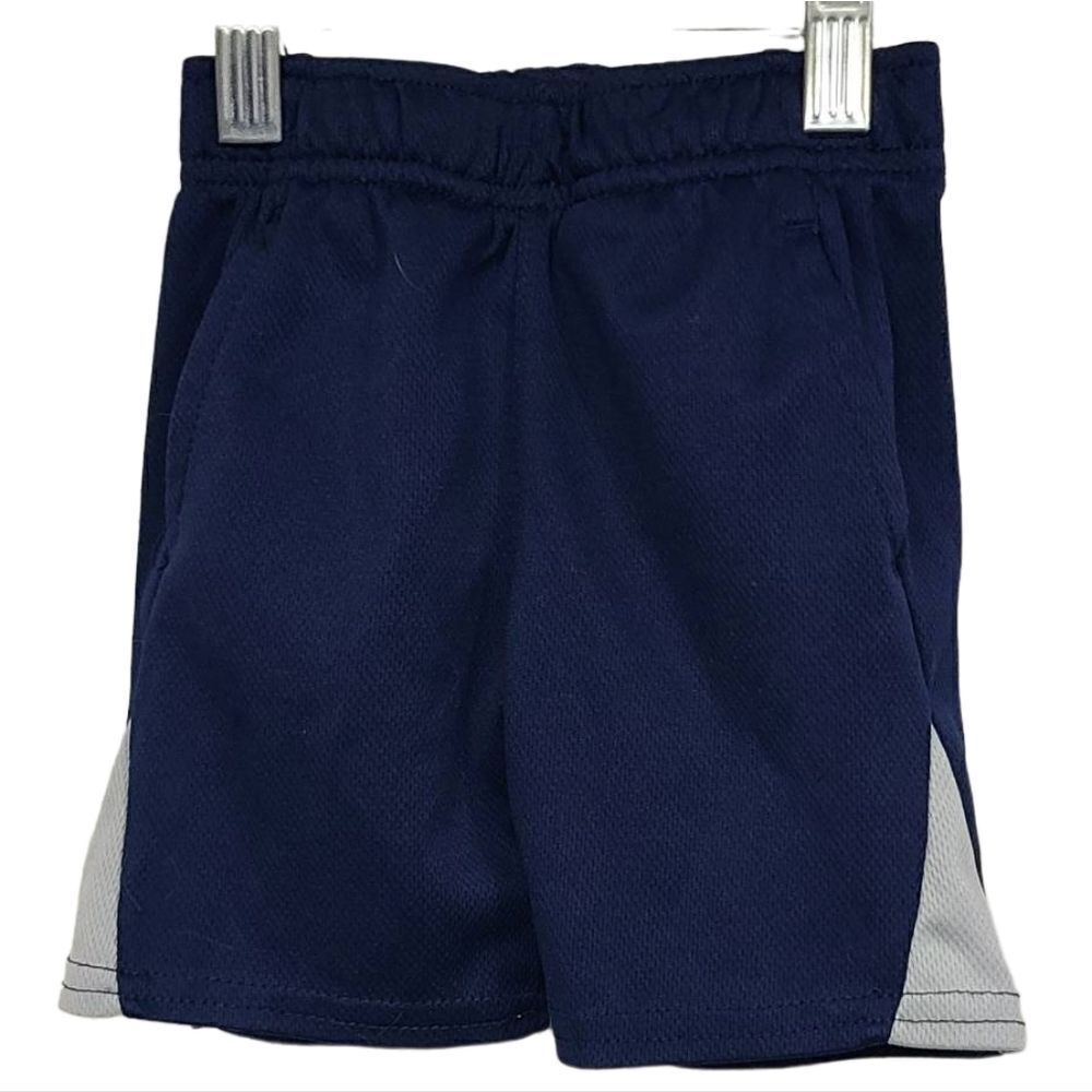 Boys 2T Blue & White Mesh Basketball Athletic Shorts Activewear Sporty Pockets